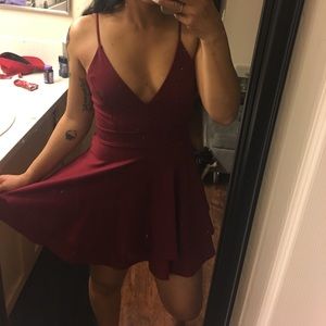 Little Maroon Dress